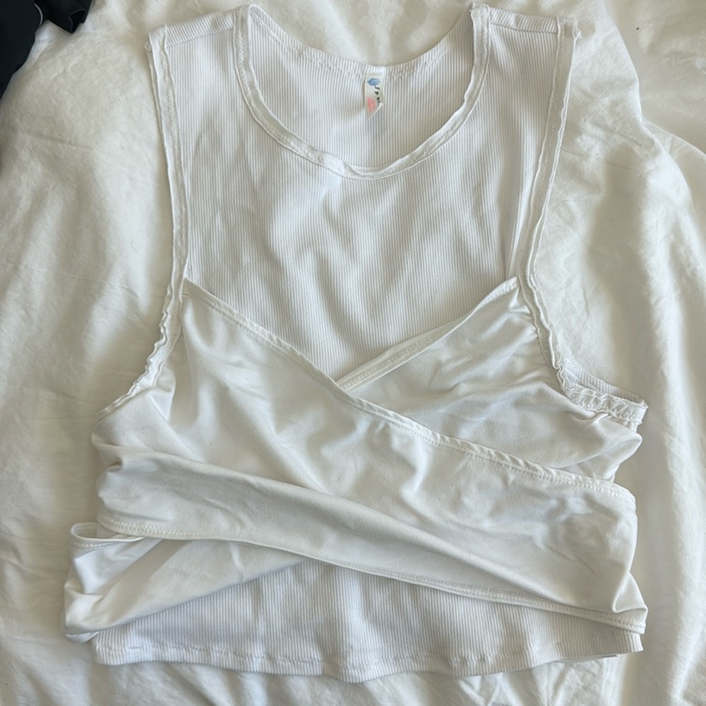 Free people workout crop tank